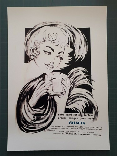 Affiche publicitaire yaourt - publicitaire, :