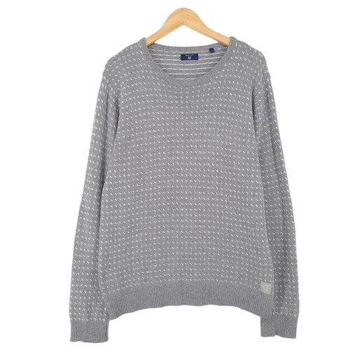 Gant homme pull gris - pull,
