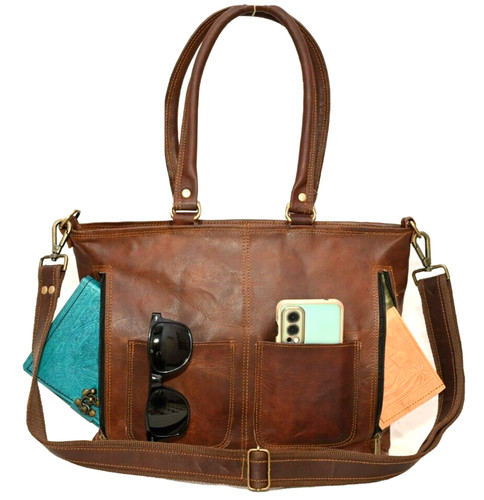 Parrys leather world sac - leather, cabas