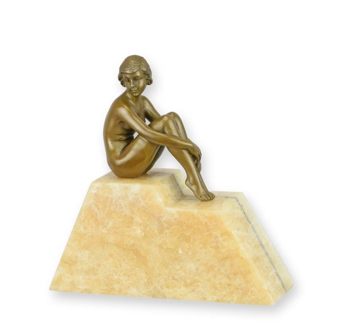 Sculpture bronze femme - bronze, nu
