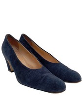 WALTER STEIGER Chaussure à talons carrés Dames Escarpins T EU 41 bleu