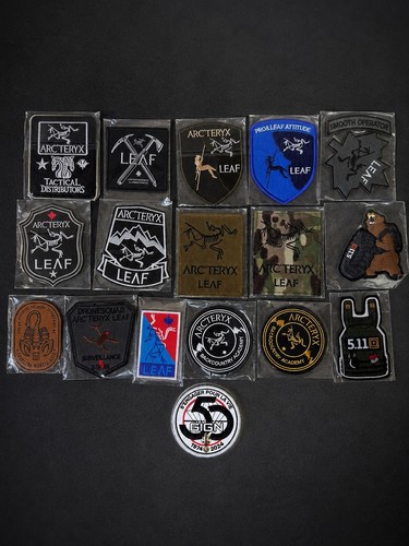Lot patchs tactiques - de, 16