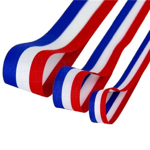 Ruban tricolore fin rayure - ruban, fin,