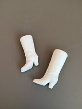vintage barbie white boots