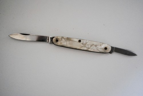 Ancien couteau pliant double