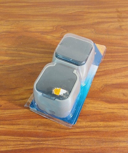 Prise double plexo ip54 neuf - prise,