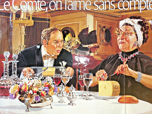Affiche publicitaire pour - , le