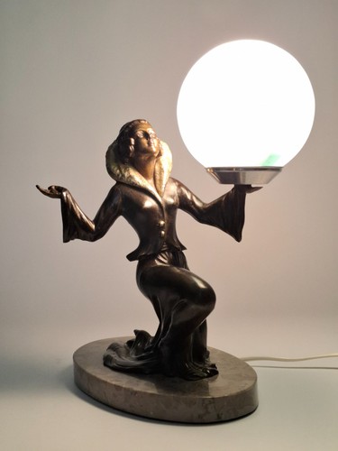 Lampe art deco - art, au