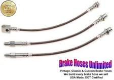 Inoxydable Frein Tuyau Set