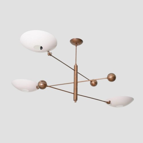 Lustre moderne laiton - en, fait