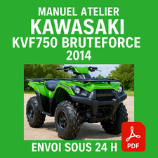 Manuel Atelier Kawasaki KVF750