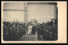 Old postcard Grande-Chartreuse, expulsion of the Carthusian Fathers 