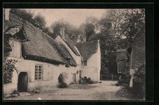 Old postcard Jouy, Maison Commune 1910 
