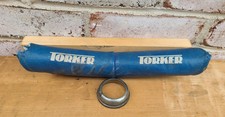 VINTAGE OLD SCHOOL BMX TORKER V BAR HANDLEBAR PAD BLUE ORIGINAL 1980S