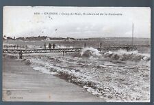 CPA - CANNES - COUP DE MER -