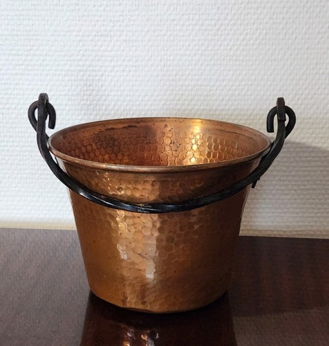 Petit seau chaudron cuivre - petit,