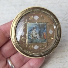 BOITE fin XVIIIè Décor Ange