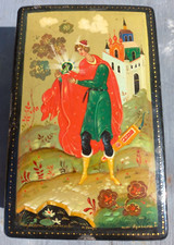 BOITE RUSSE LAQUEE NOIRE