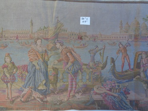 Vintage tapestry 17 - tapestry,, 52"