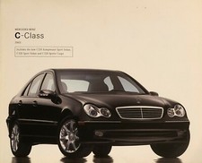2003 Mercedes-Benz C-Class Coupe Sales Brochure C 230 C 240 C 320 C 32 AMG