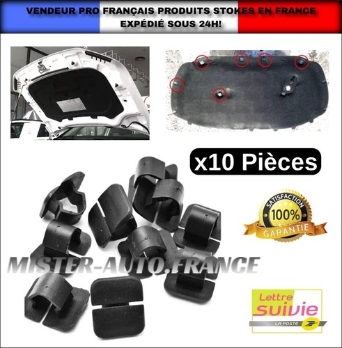 X10 clips tapis isolation - clips,