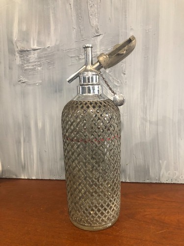 Ancien syphon verre - en,