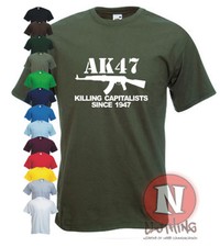 AK47 T-Shirt Drôle Politique Armes Cool Rétro Grossier Union Soviétique USSR