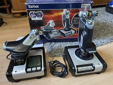 Saitek X52 Flight USB Joystick + Manette de Gaz Complet Fonctionne Parfaitement
