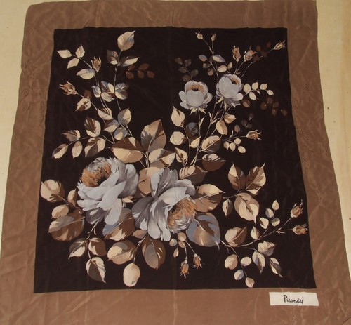 Foulard vintage 100 - 100%, soie