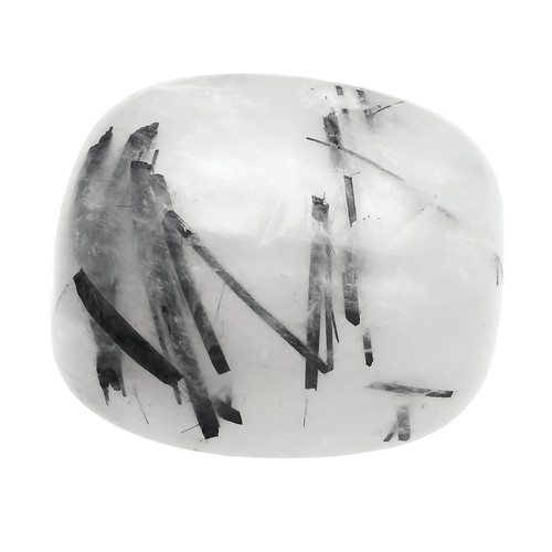 Trommel quartz tourmaline - quartz,