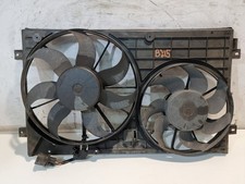 Audi A3 8P Engine Cooling Dual Fan Motor Shroud 1.9 Diesel 2004 OEM 1K0121207T