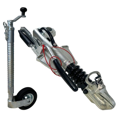 Attelage roue jockey - et,