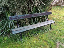 Ancien BANC DE JARDIN époque
