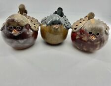 Michel Gardelle sandstone flower spade bird vases