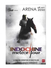 FLYER - INDOCHINA: LIVE CONCERT IN MONTPELLIER (FRANCE) 2010 / MINI POSTER