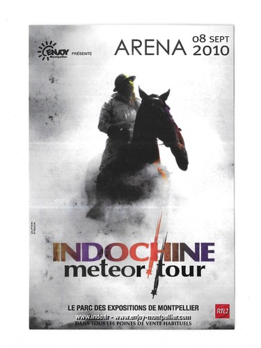 Flyer indochine en concert - :,
