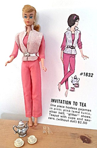 Barbie vintage 1965 invitation - vintage,