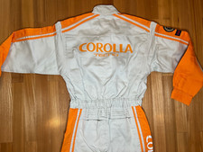 Vintage Toyota Corolla Tecno Japan Racing Coveralls Mechanic Tsunagi Jumpsuit S