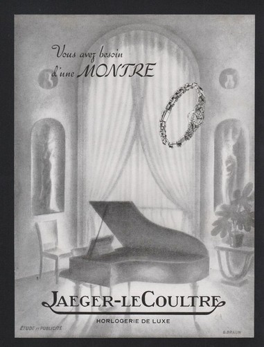 Pub 1951 montre horlogerie - pub,