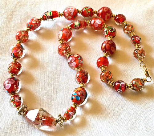 Création collier perles - création,