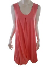 💚 GANT Robe Trapèze pour Femmes Rose XL Sans manches Coton Encolure ronde 💚