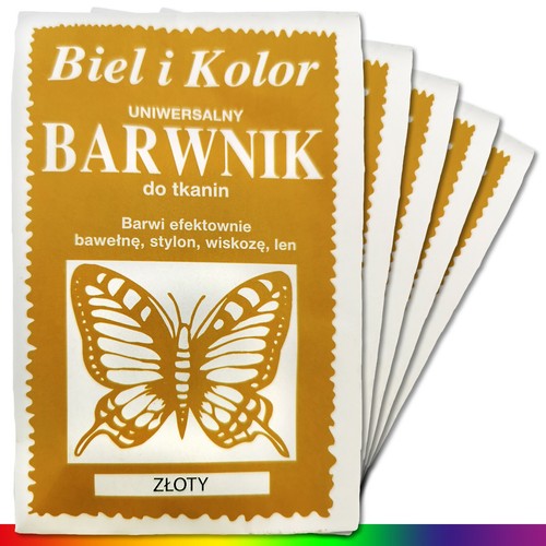 Peinture textile or - 10,