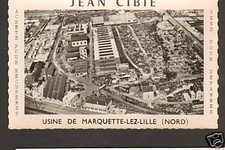 MARQUETTE-les-LILLE (59) USINE "JEAN CIBLE Ferrailleur" CASSE-AUTOMOBILES 1950