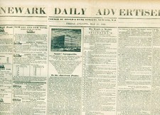 Newspaper Texas Bandit Santa Fe Deaf & Dumb Alphabet Audubon Fur Trade Dorr 1843