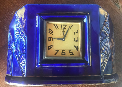 Ancienne pendule faience - pendule,