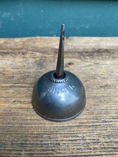 Vintage 1930’s Embossed Singer Sewing Machine Small Thumb Oiler Oil Can