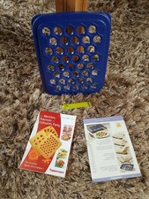 Ravioles Party TUPPERWARE PLASTIQUE BLEU + LIVRET 