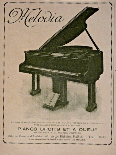 Publicité presse 1920 - de,