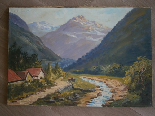 Peinture huile sur - huile,