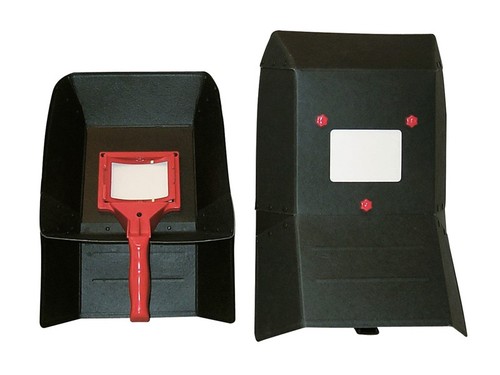 Masque soudage fibre noire 801 - masque,